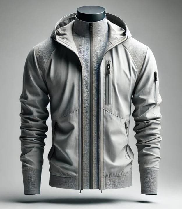 Stealth Tactical Tech Hoodie Void Obsidian view 3