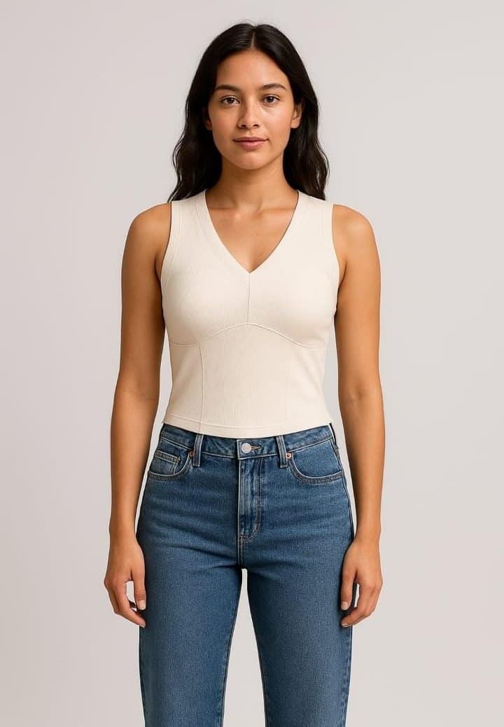 Juni Wrap-Neck Top Void Obsidian view 3