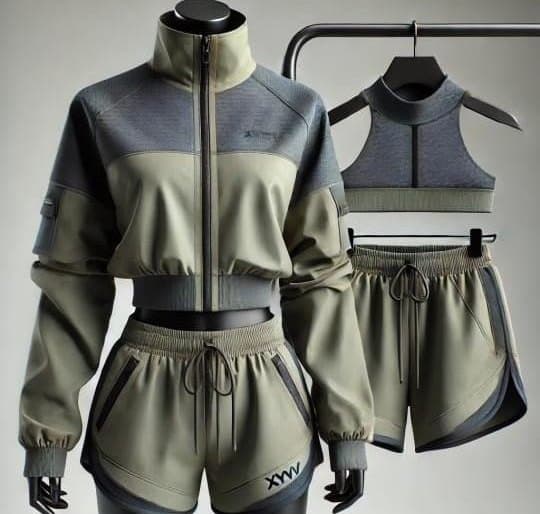 AeroFlex Women Activewear Set Tactical Olive view 1