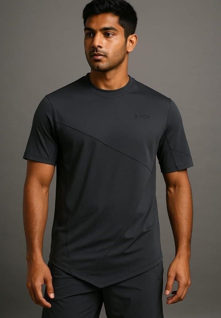 Volt Performance Tee Void Obsidian view 4